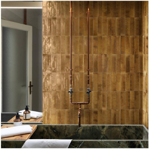 Crogiolo Lume Beige Lux 6x24 cm - Piastrelle Marazzi per Design Elegan