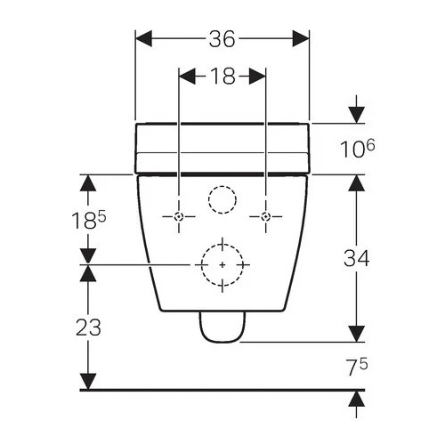 Vaso bidet con sedile bidet bianco Aquaclean Tuma Geberit | Meglioalge