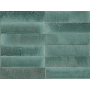 Crogiolo Lume Turquoise Lux 6x24 cm - Piastrelle di Design Marazzi