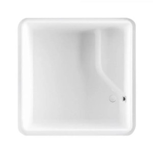 Vasca da bagno 160x160 cm Bolla Q bianco lucido – Hafro Geromin 2