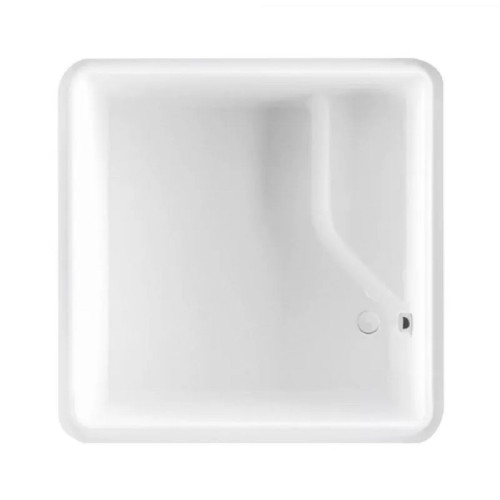 Vasca da bagno 160x160 cm Bolla Q bianco opaco – Hafro Geromin