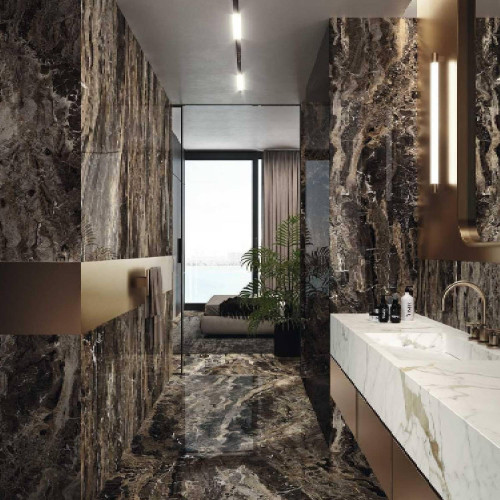 Grande Marble Look Frappuccino 120x120 Lux rettificato - Marazzi