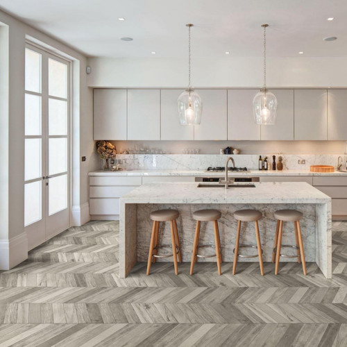 Treverksoul Grey Chevron 11x54 cm – Eleganza e Qualità by Marazzi