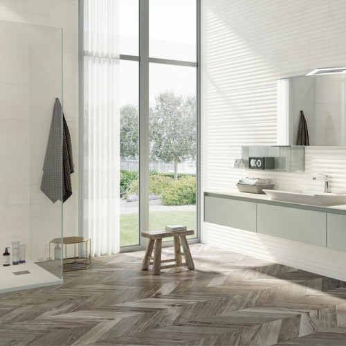Treverksoul Grey Chevron 11x54 cm – Eleganza e Qualità by Marazzi