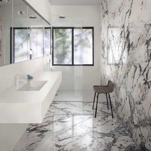 Grande Marble Look Capraia 120x120 cm naturale rettificato - Marazzi