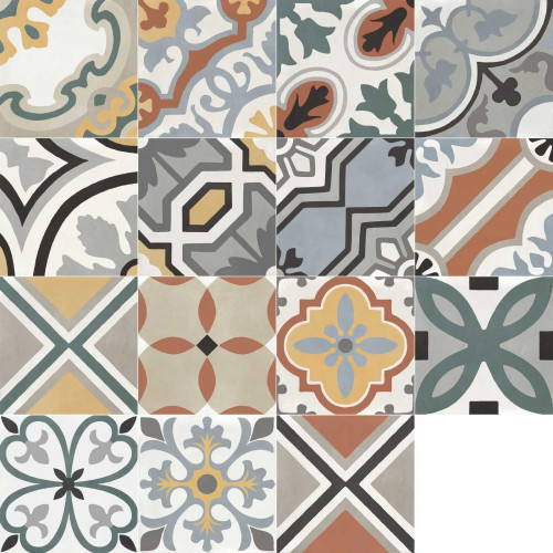 Piastrelle Crogiolo D_Segni Decoro Mix 20x20 cm - Marazzi | Acquista O