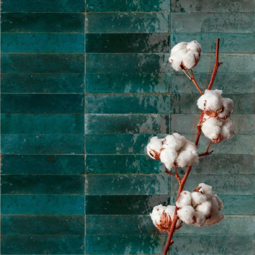Crogiolo Lume Blue 6x24 cm - Piastrelle Marazzi per il tuo design