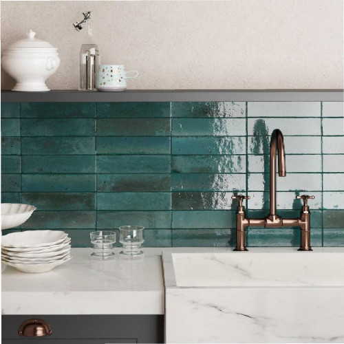 Crogiolo Lume Blue 6x24 cm - Piastrelle Marazzi per il tuo design