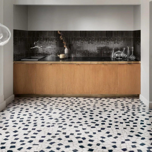Crogiolo Lume Black 6x24 cm - Piastrelle Eleganti Marazzi