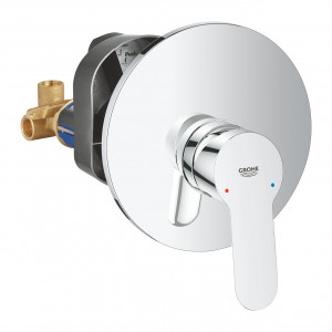 Miscelatore monocomando per doccia a incasso Bauedge cromo - Grohe