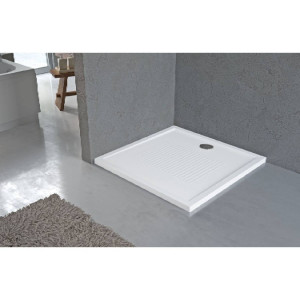 Piatto doccia 90x70x4.5 cm New Olympic bianco lucido - Novellini