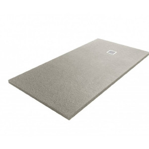 Piatto doccia extrapiano 80x120 cm Silex cenere - Fiora