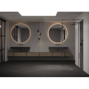 Piatto doccia 90x70 cm Essential nero - Fiora 2