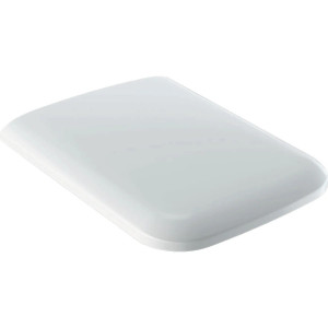 Coprivaso slim soft close Icon Square bianco lucido - Geberit