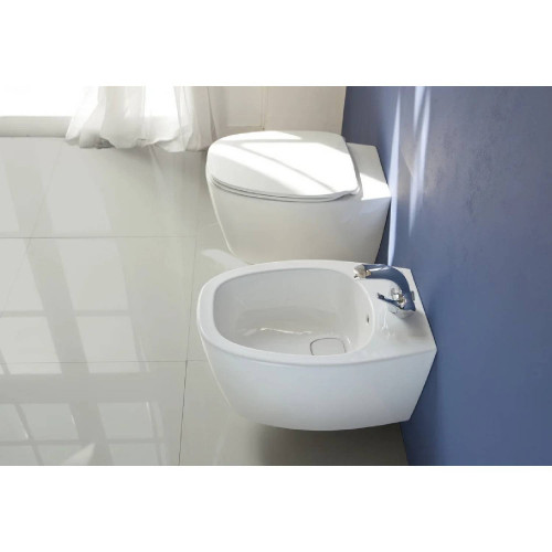 Coprivaso slim Dea bianco lucido - Chiusura tradizionale Ideal Standar