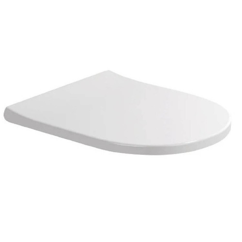 Coprivaso con chiusura rallentata Quick/App bianco lucido - Flaminia