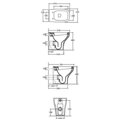 Vaso a terra Genesis bianco lucido - Globo | Design moderno e qualità