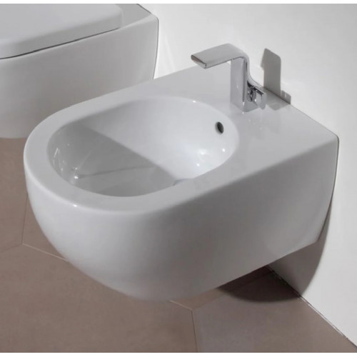 Bidet sospeso monoforo App 54x36 cm bianco lucido - Flaminia
