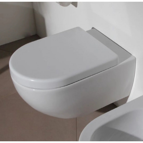Vaso sospeso con brida App bianco lucido - Flaminia