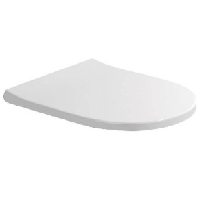 Coprivaso avvolgente con chiusura rallentata Link bianco lucido - Flam