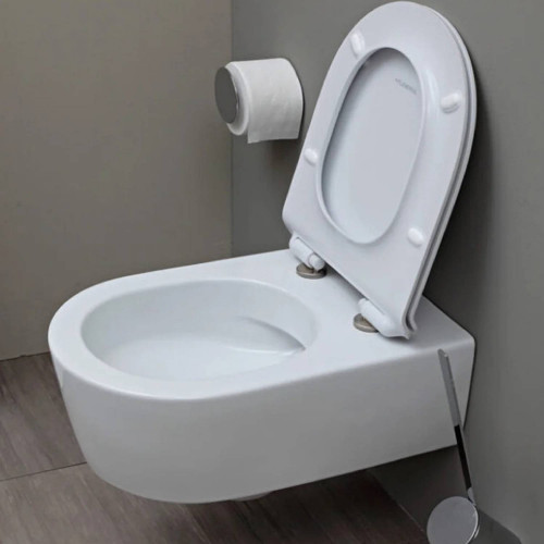 Vaso sospeso con sistema Go Clean Link bianco lucido - Flaminia