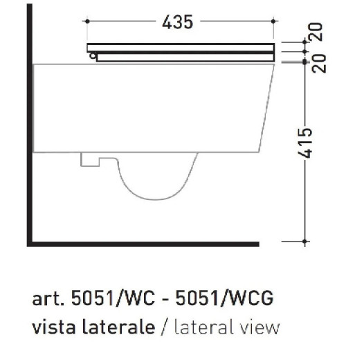 Coprivaso in legno e poliestere Link bianco lucido - Flaminia
