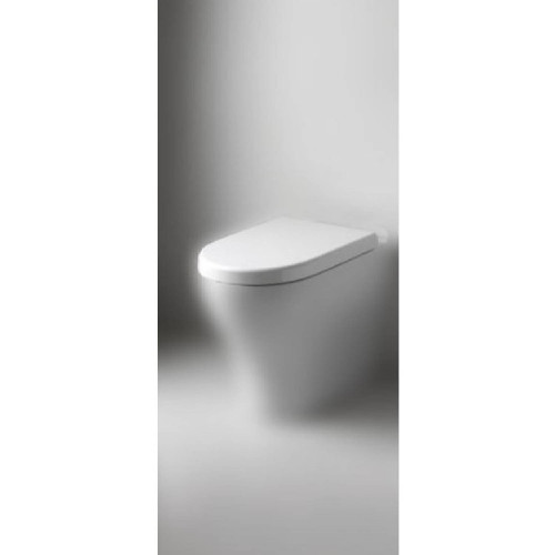 Coprivaso termoindurente con chiusura tradizionale Enjoy bianco lucido