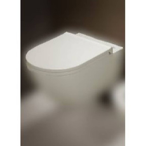 Coprivaso termoindurente con chiusura rallentata Slim Enjoy bianco luc