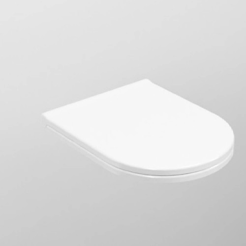 Coprivaso Slim Smile Bianco Lucido | Ceramica Cielo