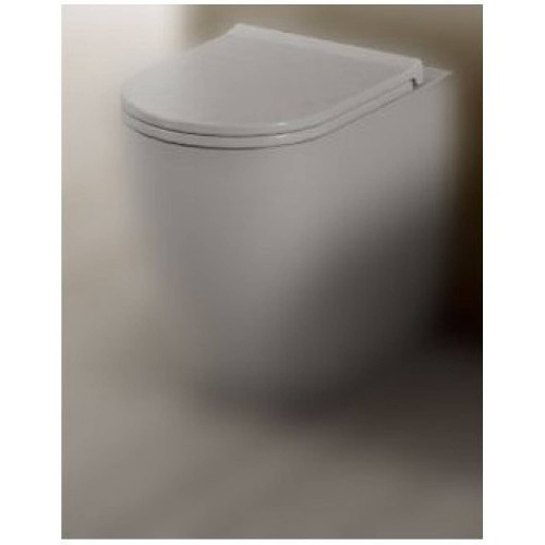 Coprivaso Slim Smile Bianco Lucido | Ceramica Cielo