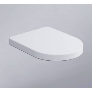 Coprivaso termoindurente con chiusura rallentata Smile bianco lucido