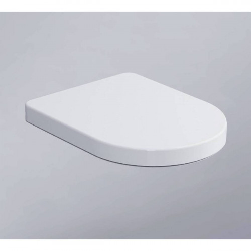 Coprivaso termoindurente con chiusura rallentata Smile bianco lucido