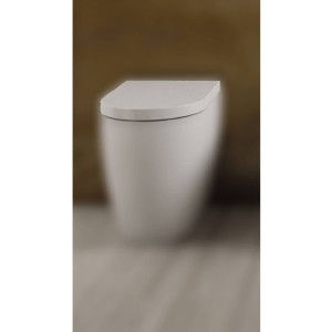 Coprivaso termoindurente con chiusura rallentata Smile bianco lucido 2