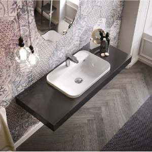 Lavabo 60x40 cm Giò Evolution bianco lucido - Hidra 2