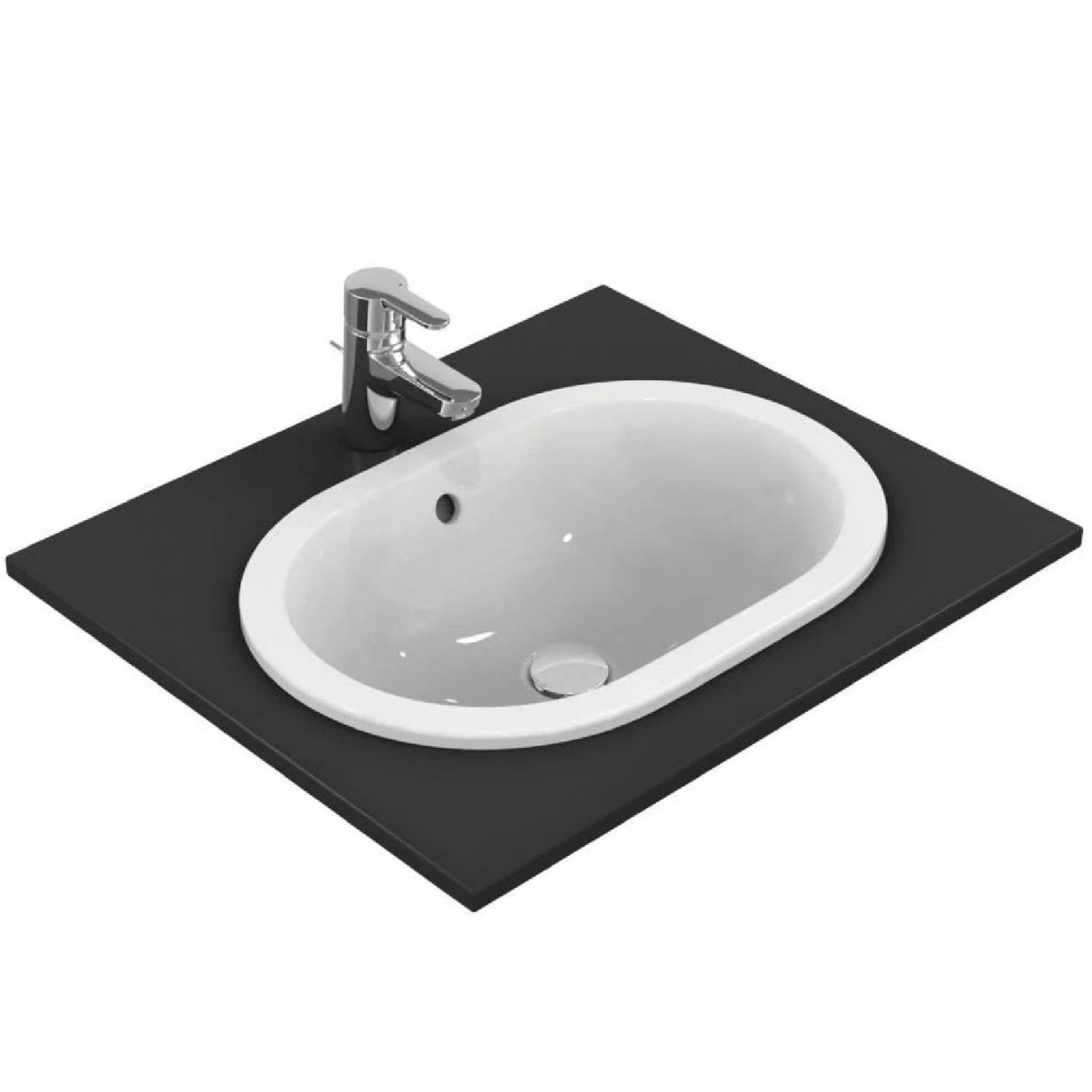 Lavabo da incasso 550 mm Connect bianco lucido - Ideal Standard