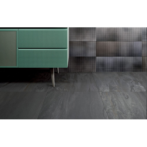 Black Liquid Stone 120x60 cm Diesel – Iris Ceramica