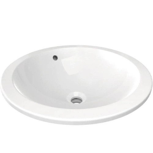 Lavabo da Incasso Rotondo 480 mm Connect Bianco Lucido - Ideal Standar