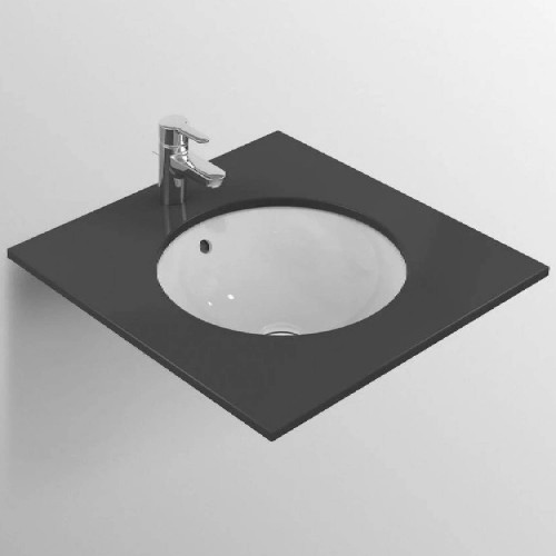Lavabo da Incasso Rotondo 480 mm Connect Bianco Lucido - Ideal Standar