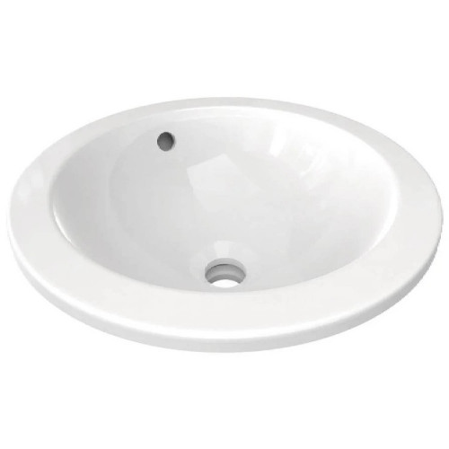 Lavabo da incasso rotondo 380 mm Connect bianco lucido | Ideal Standar