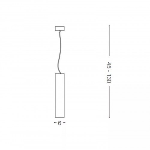Lampada a sospensione Sky sp1 bianco - Ideal Lux
