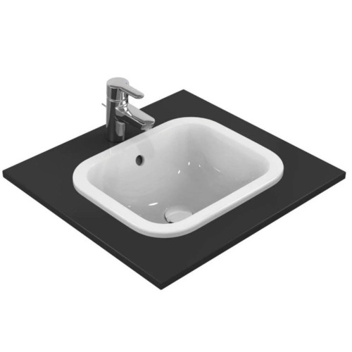Lavabo da incasso rettangolare 420 mm Connect bianco lucido - Ideal St