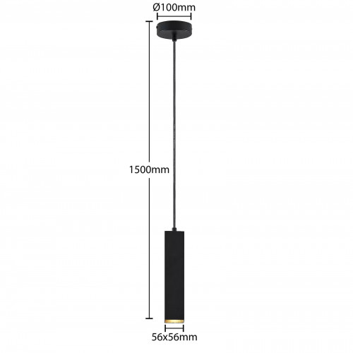Lampada a sospensione Sky sp1 nero - Ideal Lux