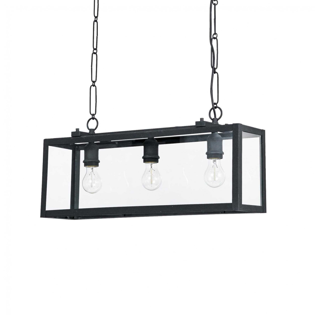 Lampada a sospensione Igor sp3 nero - Ideal Lux