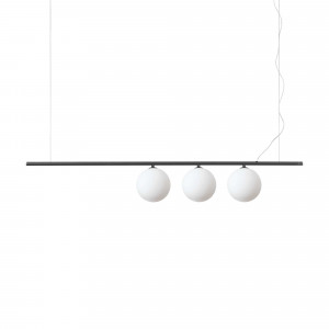 Lampada a sospensione Perline sp3 nero - Ideal Lux