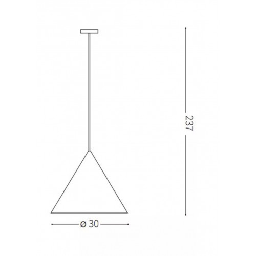 Lampada a sospensione A-Line bianco - Ideal Lux