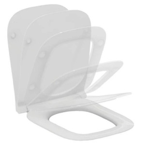 Coprivaso Slim iLife B con chiusura rallentata bianco lucido - Ideal S