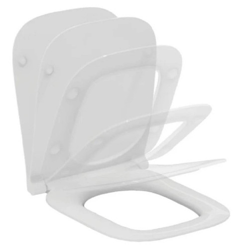 Coprivaso Slim iLife B con chiusura rallentata bianco lucido - Ideal S
