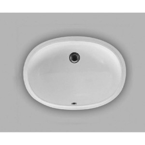 Lavabo 57x40 cm Lavabi bianco lucido - Hidra Ceramica 2