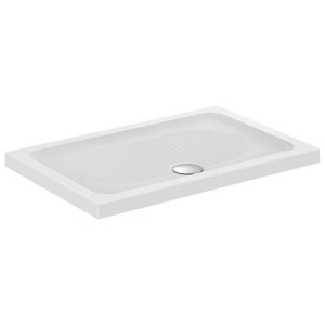 Piatto doccia rettangolare 110x72 cm Connect bianco lucido | Ideal Sta