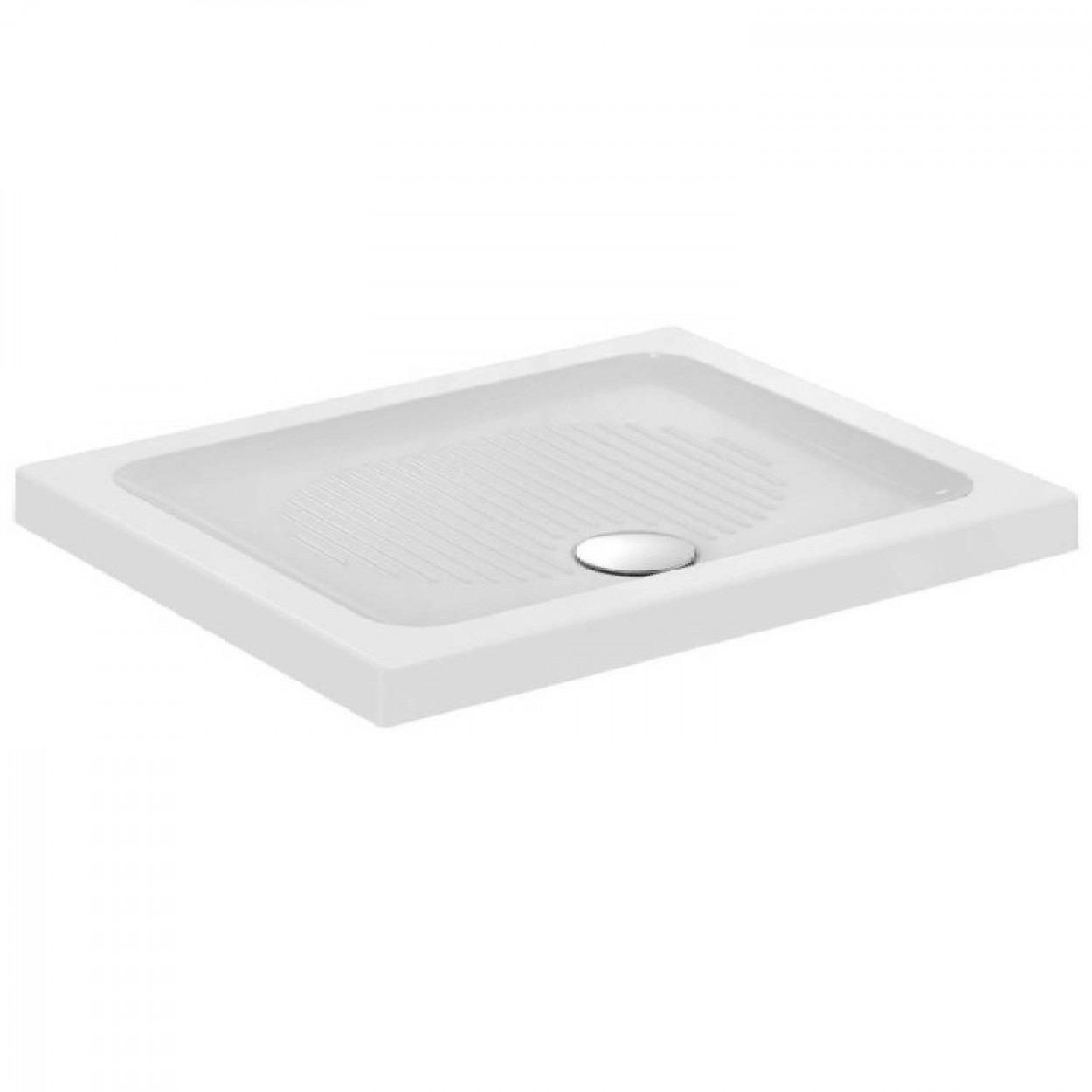 Piatto doccia rettangolare 85x70 cm Connect bianco lucido - Ideal Stan